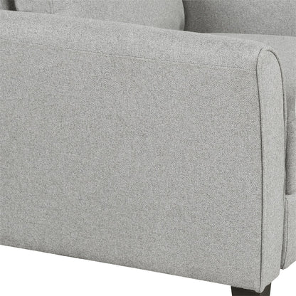 Contemporary Armrest Sofa – Light Gray