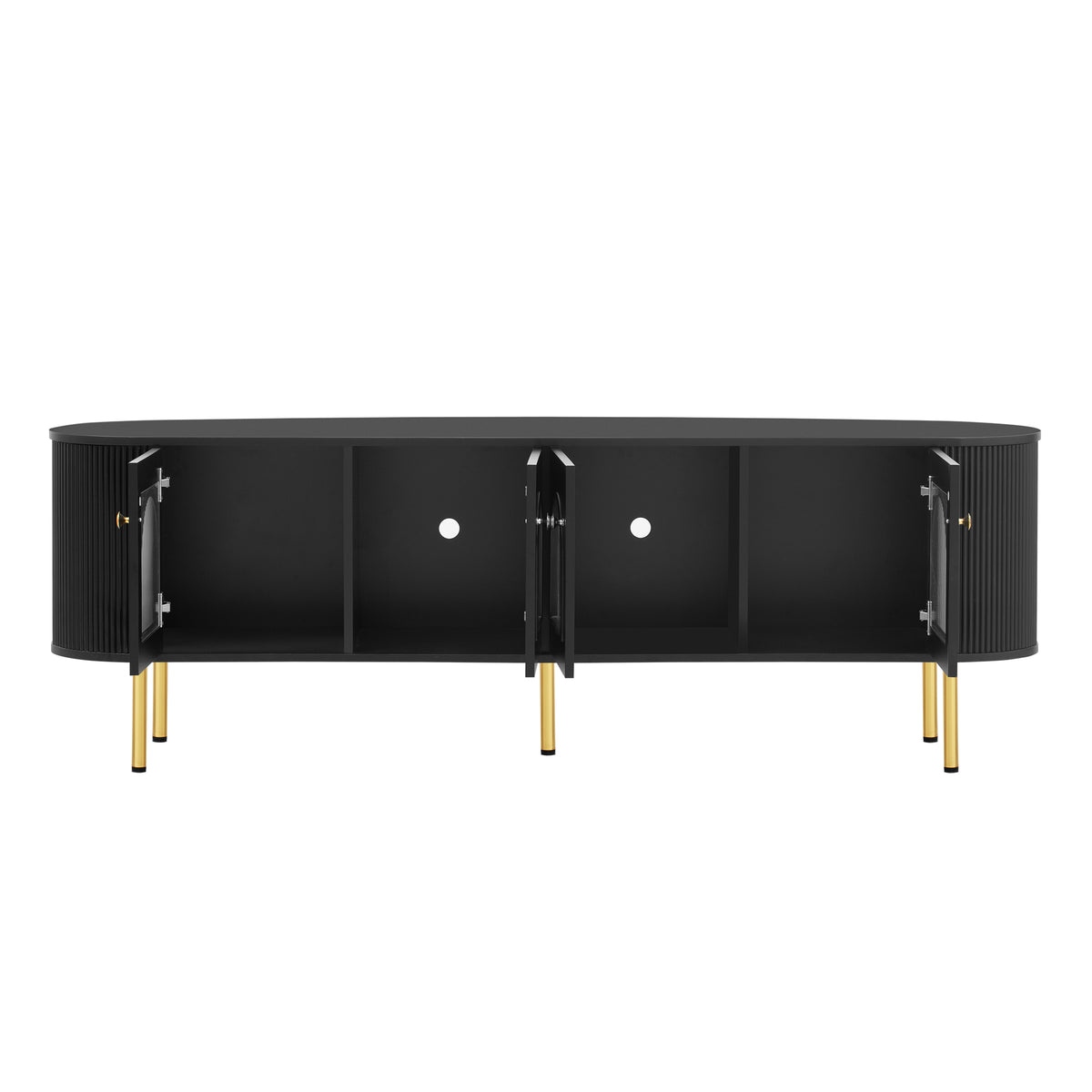 Modern TV Stand Black