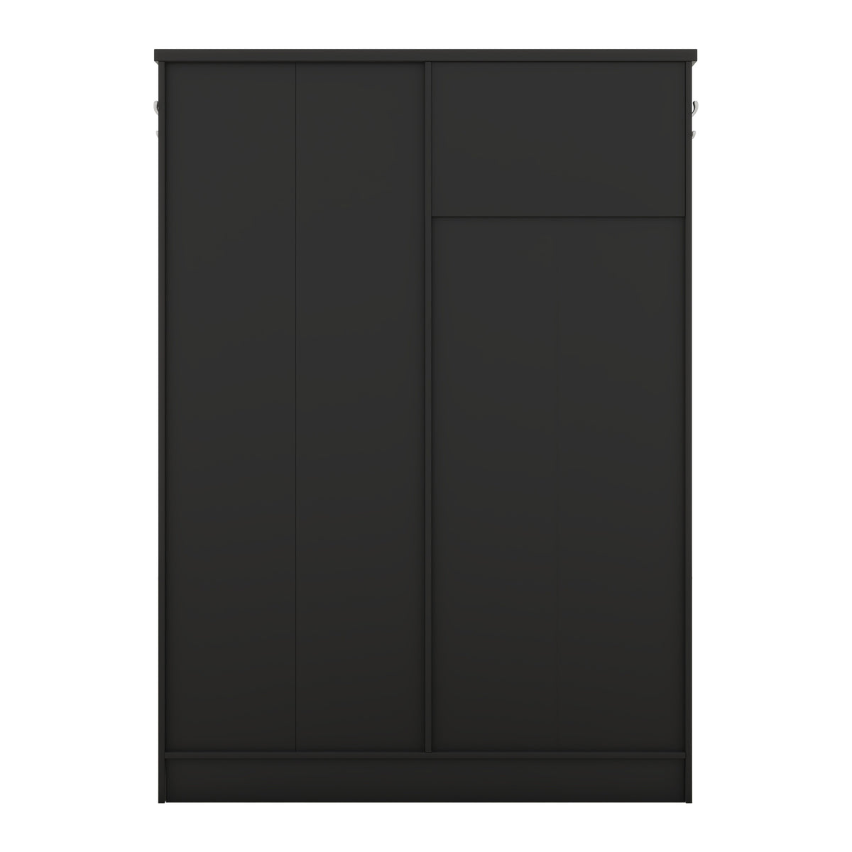 Hall Tree Storage Cabinet Black
