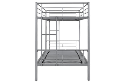 Metal Bunk Bed Silver