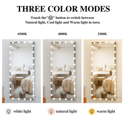 Hollywood LED Vanity Mirror White