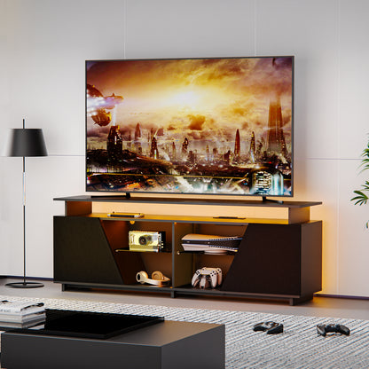 LED Gaming TV Stand with Storage