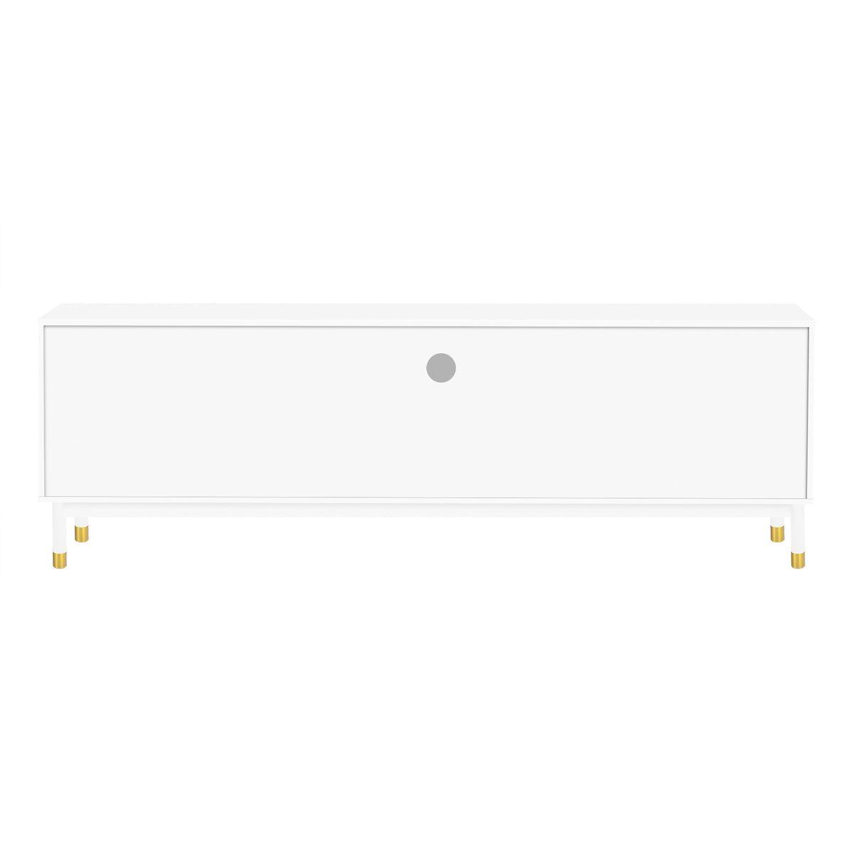 Modern TV Stand for 75-Inch Screens Black