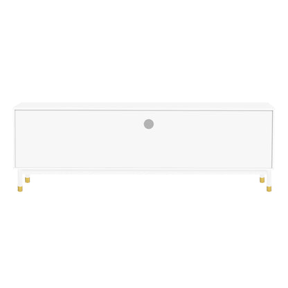 Modern TV Stand for 75-Inch Screens Black