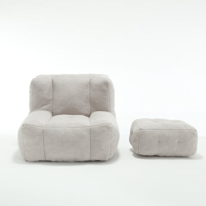Fluffy Memory Foam Bean Bag Sofa – Indoor Lounge