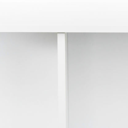 Modern 10-Shelf Bookcase White