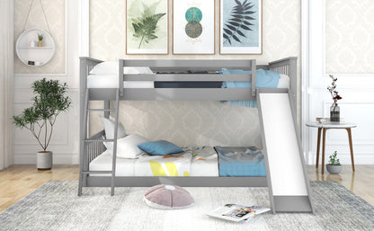 Full Bunk Bed Gray