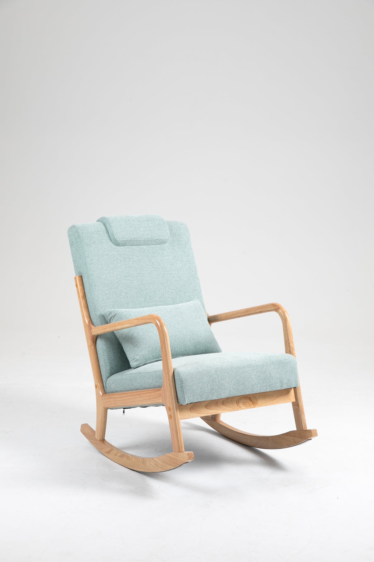 Upholstered Rocking Chair Brown