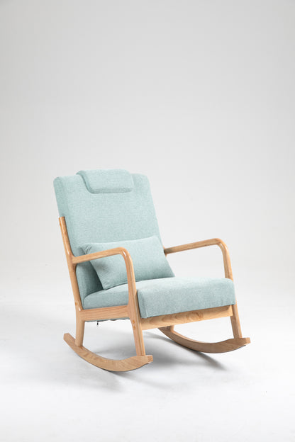 Upholstered Rocking Chair Brown