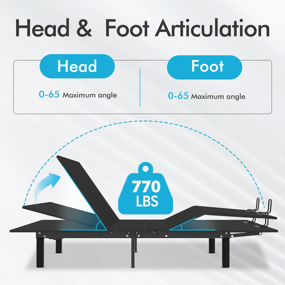 Adjustable Zero-Gravity Bed Frame