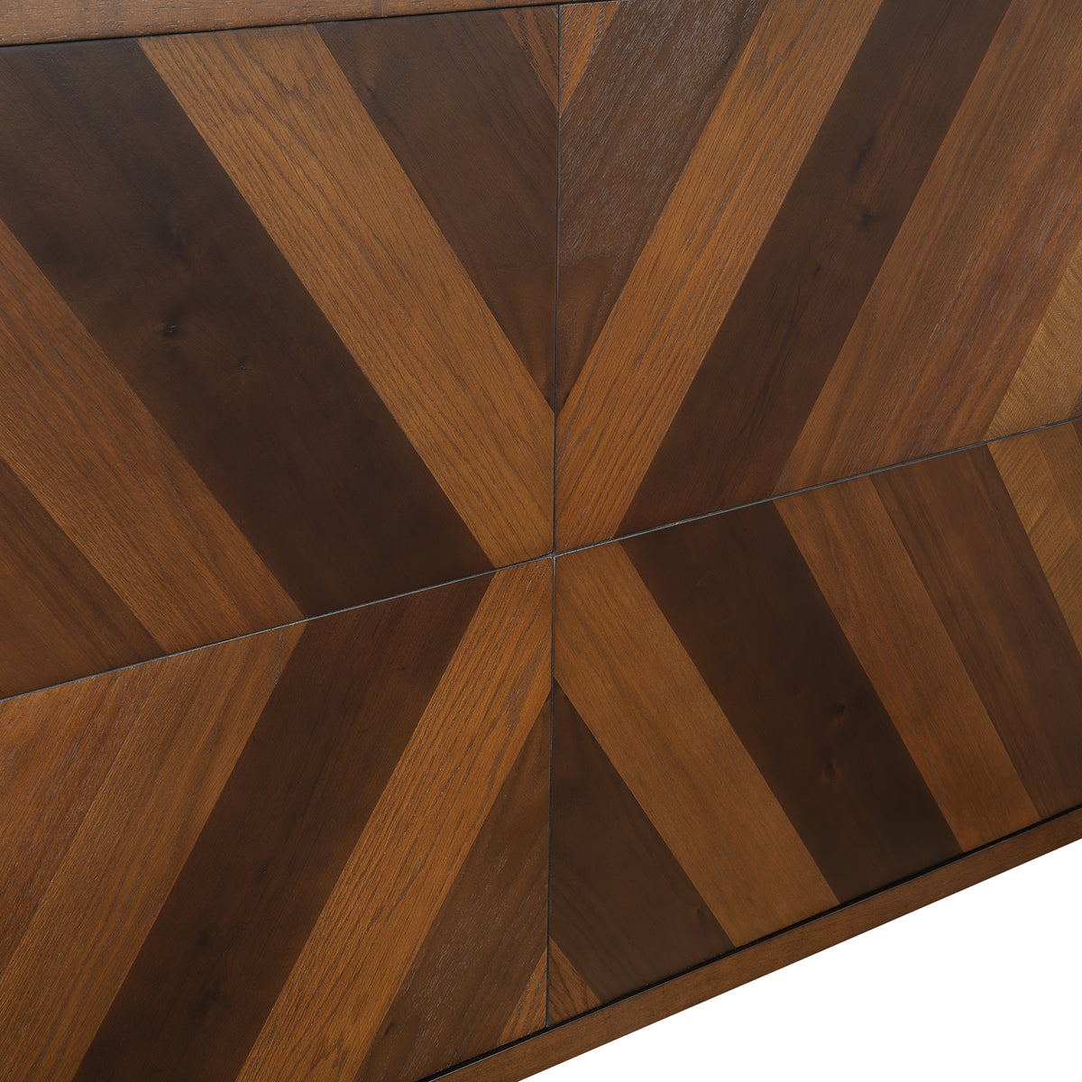 Mid-Century Platform Bed Walnut Queen