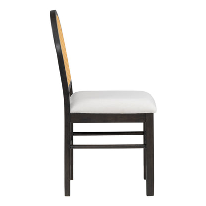 Retro Dining Set (5 pcs) – Espresso Finish