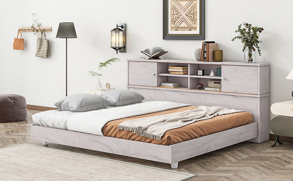 Full Daybed Frame with Bookcases Oak