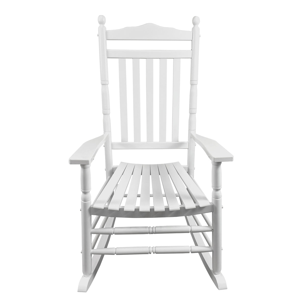 Classic White Porch Rocking Chair