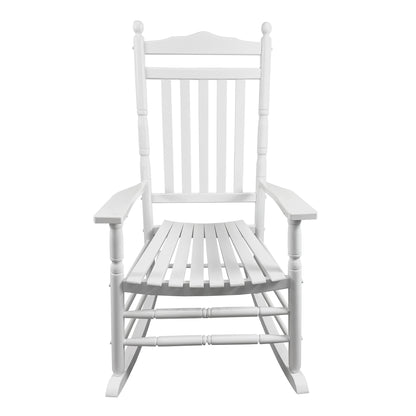 Classic White Porch Rocking Chair