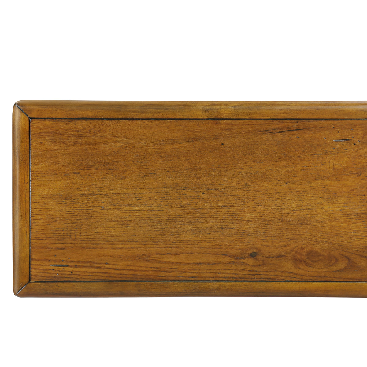 Antique Brown Wood End Table