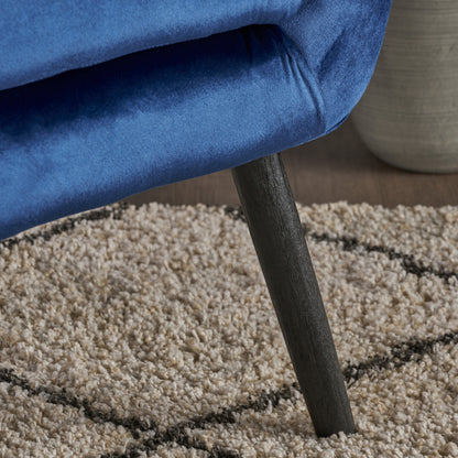 Modern Linen Armchair – Neutral Fabric