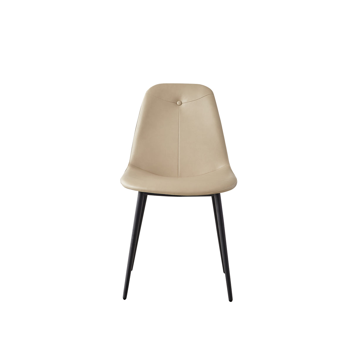 PU Leather Dining Chair Set (2 pcs) – Soft Cushion
