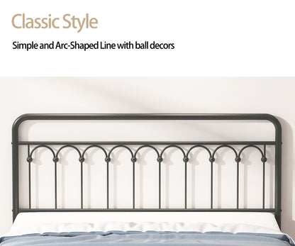Tara Metal Platform Bed Black