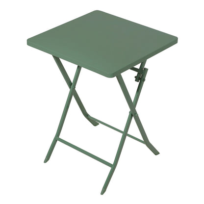 3-Piece Patio Bistro Set with Chairs Dark Green