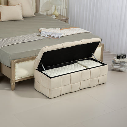 Ottoman Stool Beige