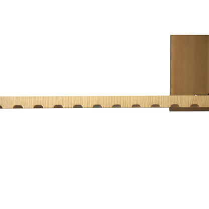 Modern Coffee Bar Sideboard – Walnut Finish