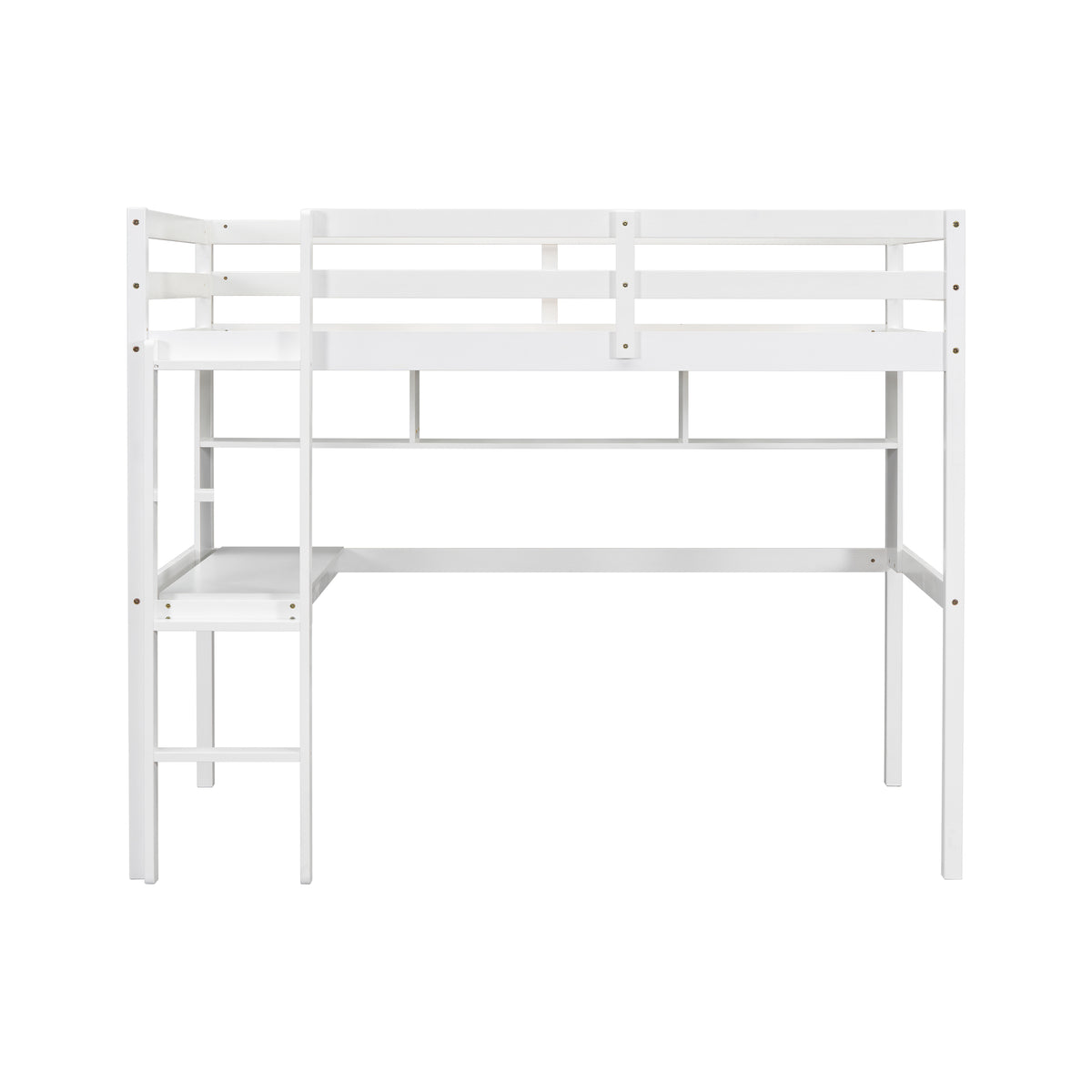 Twin Loft Bed White