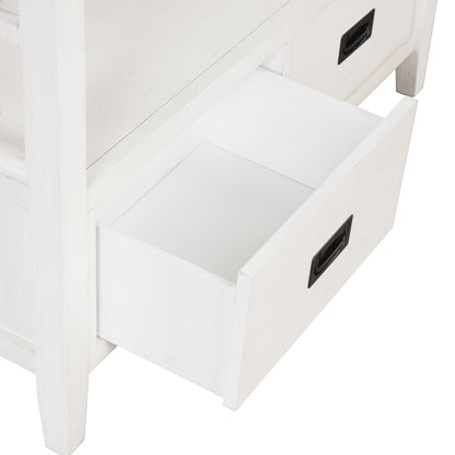 Farmhouse Console Table Antique White