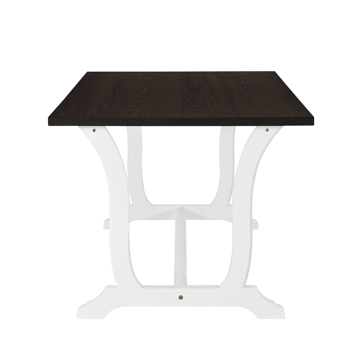 Topmax Farmhouse Dining Set (6 pcs) – White