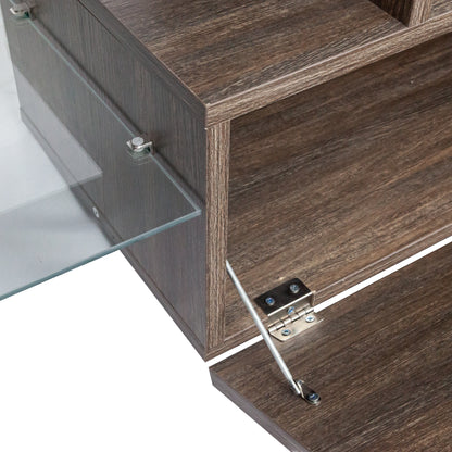 Modern TV Stand with LED Lighting
