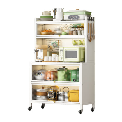 Metal Storage Shelving Unit Black