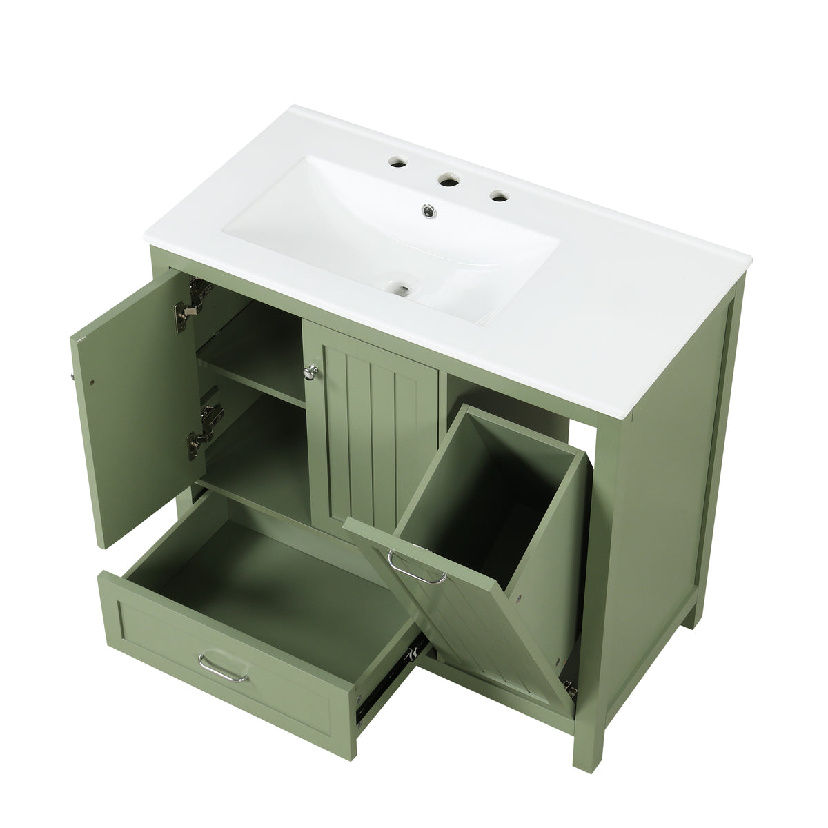 36-Inch Bathroom Vanity with Sink and Drawer