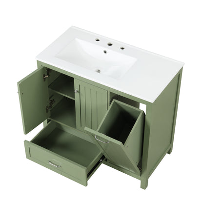 36-Inch Bathroom Vanity with Sink and Drawer
