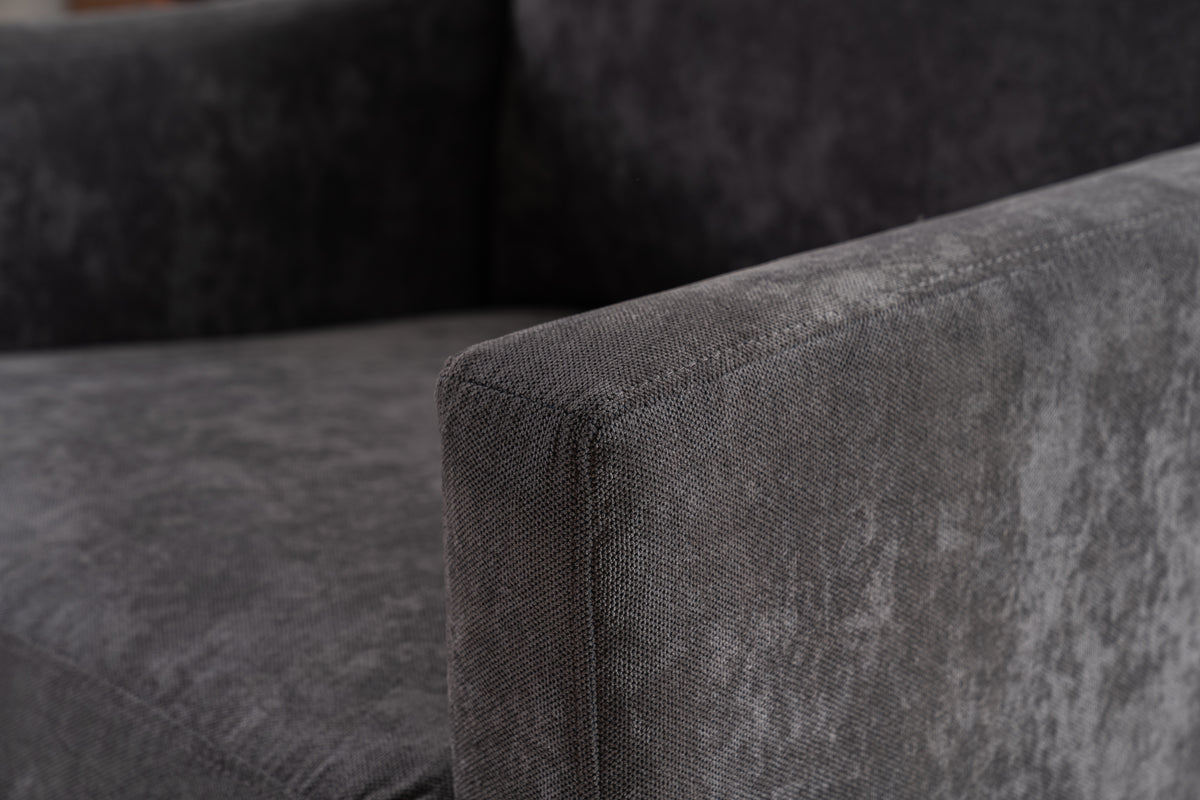 Large Swivel Accent Chair Gray