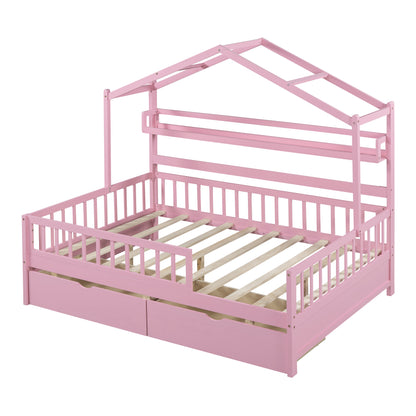 Full House Bed Pink