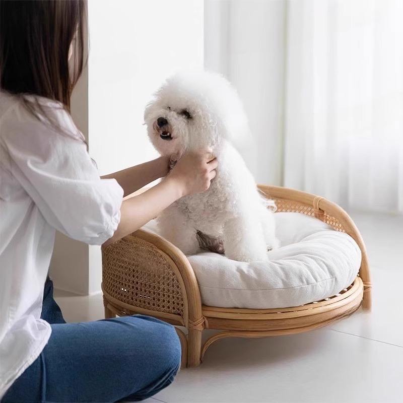 Rattan Pet Bed