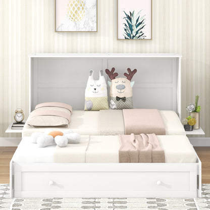 Queen Murphy Bed White