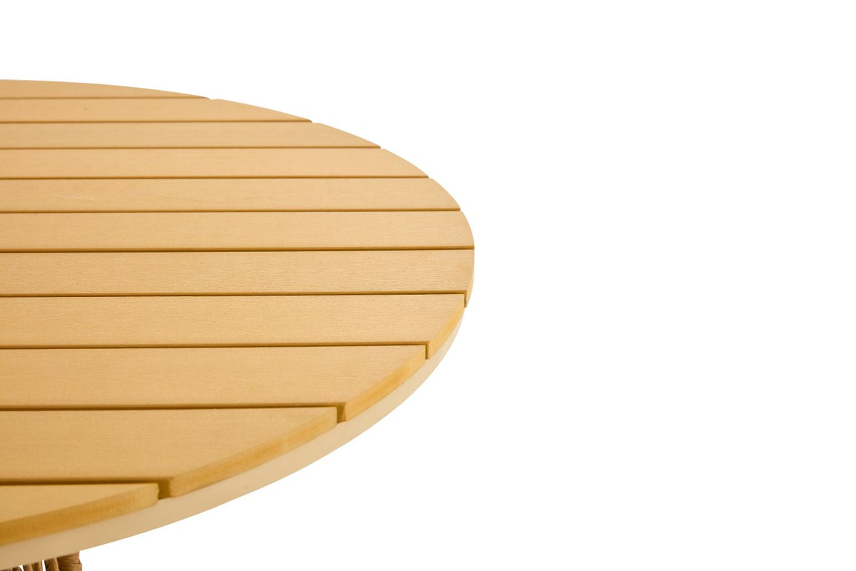 Outdoor Bamboo Dining Set (5 pcs)