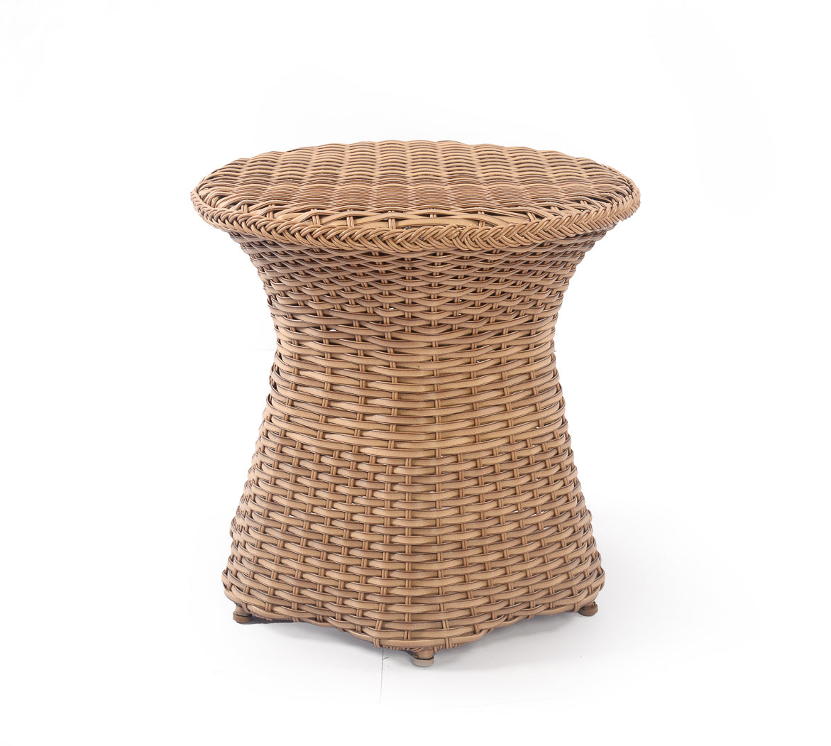 Emmett 3-Piece Wicker Outdoor Swivel Chair Bistro Set
