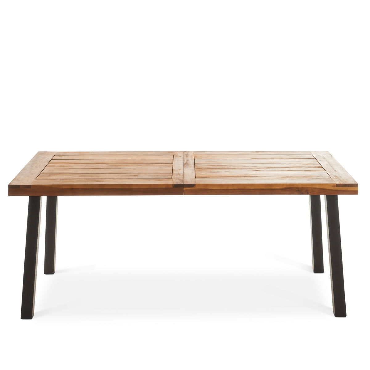 Della Dining Table Solid Wood Brown