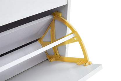 White Shoe Storage Cabinet