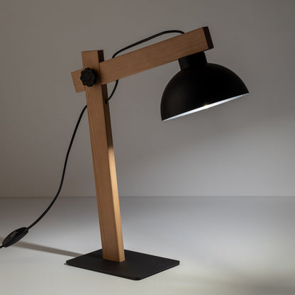 OSLO Black Scandinavian Night Lamp