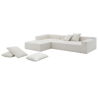 Modular Sectional Sofa – White Linen