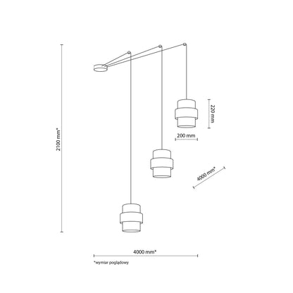 CALISTO JUTE Natural Suspension Lamp 3
