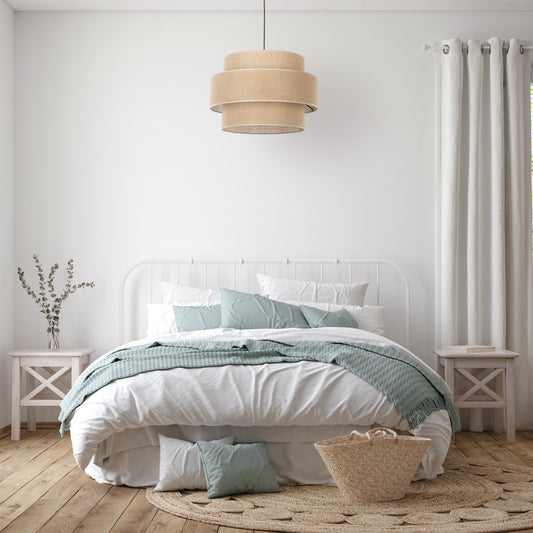 CALISTO JUTE Large  Natural Pendant Lamp