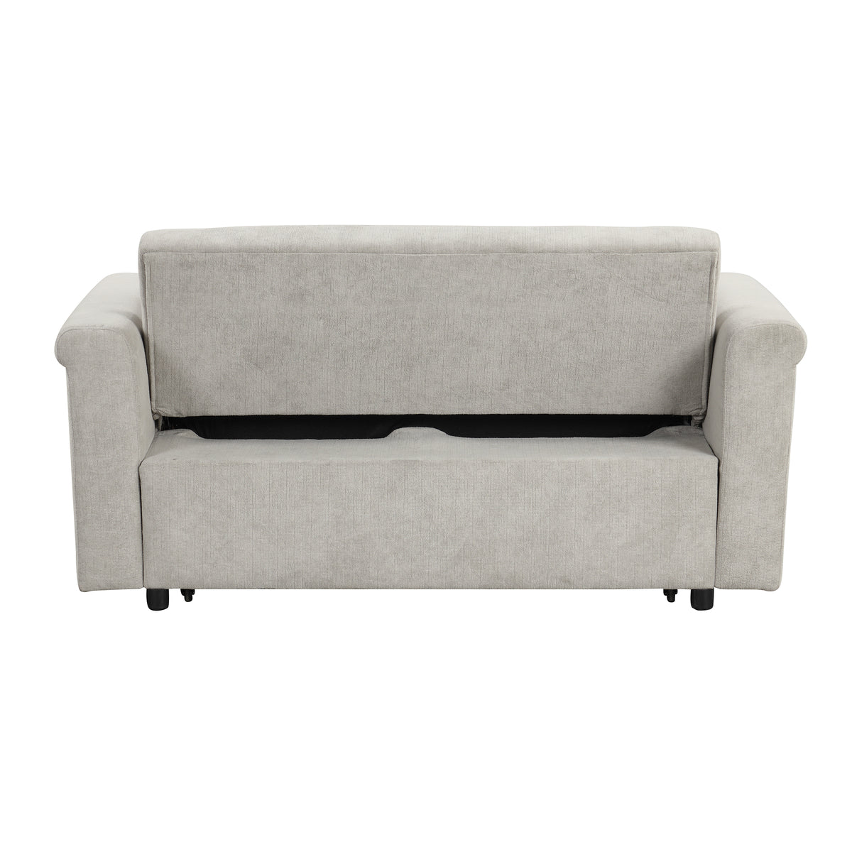 U-Style Convertible Loveseat Sofa Bed – Modern Sleeper with Storage