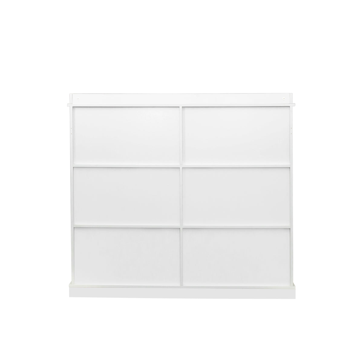 Modern 10-Shelf Bookcase White