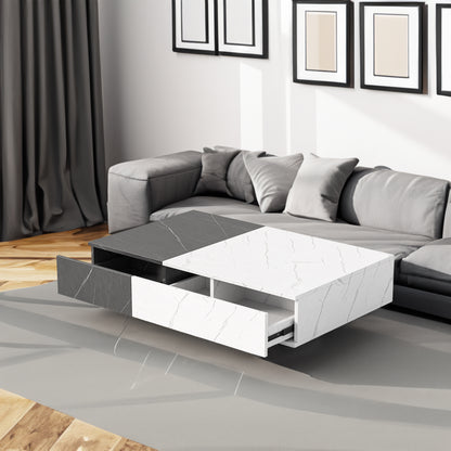 Black & White LED Coffee Table