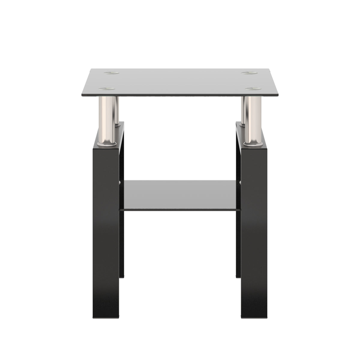 Black Glass Coffee Table – Square