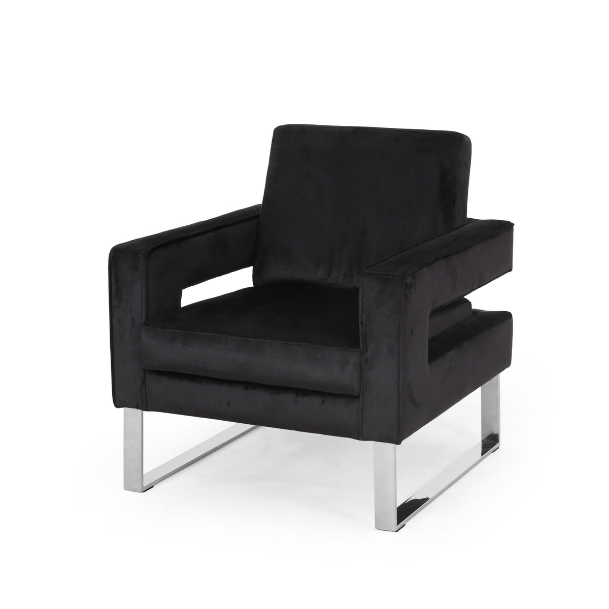Classic Upholstered Armchair Beige
